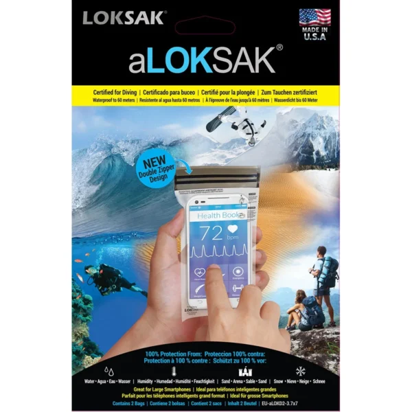 aLoksak 3.7x7 2 st1 <h3 data-start="0" data-end="37"><strong data-start="4" data-end="37">aLOKSAK 3.7x7 (2 st) | Loksak</strong></h3> <p data-start="39" data-end="585"><strong data-start="39" data-end="56">Beschrijving:</strong> De <strong data-start="60" data-end="71">aLOKSAK</strong> van <strong data-start="76" data-end="86">Loksak</strong> zijn hoogwaardige beschermhoezen die zorgen voor een <strong data-start="140" data-end="166">hermetische afsluiting</strong>, waardoor ze <strong data-start="180" data-end="199">100% waterdicht</strong>, <strong data-start="201" data-end="214">stofdicht</strong>, <strong data-start="216" data-end="231">sneeuwdicht</strong> en <strong data-start="235" data-end="263">lucht- en vochtbestendig</strong> zijn. Deze zakjes zijn ideaal voor het veilig opbergen van je <strong data-start="326" data-end="340">smartphone</strong>, <strong data-start="342" data-end="353">tablets</strong> en andere mobiele apparaten, zonder je zorgen te maken over schade door omgevingsfactoren zoals water of stof. Ze zijn flexibel, transparant, en herbruikbaar, waardoor je ze gemakkelijk kunt openen en sluiten voor herhaald gebruik.</p> <p data-start="587" data-end="912">De zakjes zijn speciaal ontworpen voor volledig <strong data-start="635" data-end="660">touchscreen-bediening</strong>, wat betekent dat je je apparaat kunt gebruiken zonder de zak te openen. Of je nu aan het wandelen bent in de regen, een duik maakt, of gewoon bescherming zoekt tegen zand en sneeuw, de <strong data-start="847" data-end="858">aLOKSAK</strong> biedt betrouwbare bescherming voor al je elektronica.</p> <a href="https://youtu.be/rXiYNc81CCU">>> Video YouTube</a>