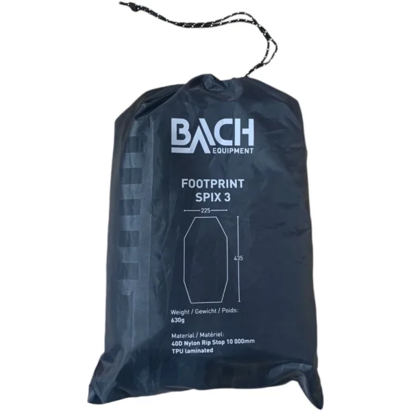 Footprint Spix 3 charcoal grey1 <h3 class="" data-start="0" data-end="51"><strong data-start="4" data-end="45">BACH Spix 3 Footprint – Charcoal Grey</strong> ️</h3> <p class="" data-start="53" data-end="433">De <strong data-start="56" data-end="81">BACH Spix 3 Footprint</strong> is een <strong data-start="89" data-end="117">lichtgewicht en duurzame</strong> bescherming voor de <strong data-start="138" data-end="153">Spix 3 tent</strong>. Dit grondzeil zorgt ervoor dat de vloer van je tent beschermd blijft tegen <strong data-start="230" data-end="288">stenen, scherpe takken, dennennaalden, modder en vocht</strong> van de ondergrond. Het footprint vermindert ook de kans op condensatie, wat zorgt voor een aangenamere kampeerervaring, zelfs op vochtige grond.</p> <hr class="" data-start="435" data-end="438" /> <h3 class="" data-start="440" data-end="492"><strong data-start="444" data-end="492">Waarom kiezen voor de BACH Spix 3 Footprint?</strong></h3> <p class="" data-start="494" data-end="895">✔ <strong data-start="496" data-end="530">Beschermt de vloer van je tent</strong> tegen scherpe objecten, modder en vochtige ondergronden <br data-start="589" data-end="592" />✔ <strong data-start="594" data-end="620">Vermindert condensatie</strong> door vochtige grond, wat de slaapkwaliteit verbetert <br data-start="676" data-end="679" />✔ <strong data-start="681" data-end="708">Lichtgewicht en robuust</strong> – Gemaakt van <strong data-start="723" data-end="769">40D Ripstop Nylon met 10.000mm TPU-coating</strong><br data-start="769" data-end="772" />✔ <strong data-start="774" data-end="806">Kan alleen met de buitentent</strong> gebruikt worden voor een lichtere opstelling, ideaal voor minimalistische kampeerders</p> <a href="https://youtu.be/24FRipo5bOY" target="_blank" rel="noopener">>> Video YouTube</a>