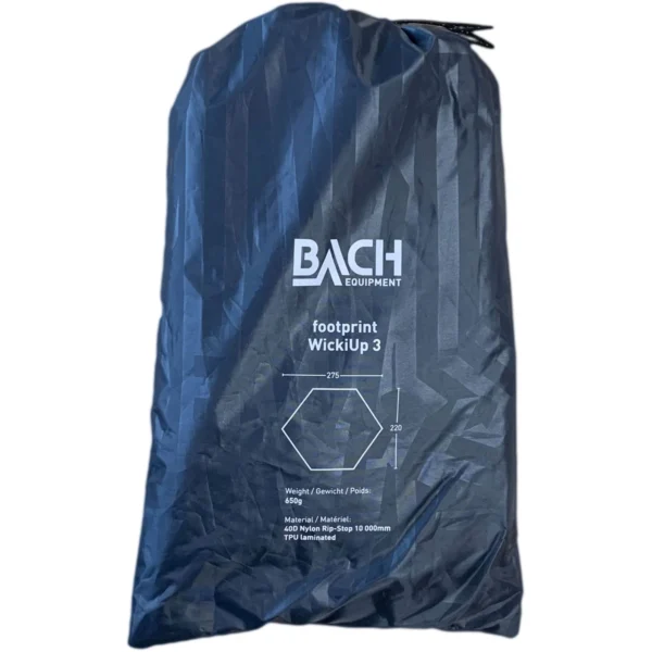 Footprint Wickiup 3 charcoal grey1 <h3 class="" data-start="0" data-end="52"><strong data-start="4" data-end="48">BACH Wickiup 3 Footprint – Charcoal Grey</strong> ️</h3> <p class="" data-start="54" data-end="459">Het <strong data-start="58" data-end="86">BACH Wickiup 3 Footprint</strong> is een lichtgewicht <strong data-start="107" data-end="120">grondzeil</strong> speciaal ontworpen voor de <strong data-start="148" data-end="171">BACH Wickiup 3 tent</strong>. Het biedt bescherming voor de tentvloer tegen scherpe objecten, zoals <strong data-start="243" data-end="253">stenen</strong>, <strong data-start="255" data-end="265">takken</strong>, en <strong data-start="270" data-end="287">dennennaalden</strong>, evenals <strong data-start="297" data-end="307">modder</strong> en <strong data-start="311" data-end="320">vocht</strong> van de grond. Dit footprint is een onmisbare toevoeging voor je kampeeruitrusting, vooral als je de levensduur van je tent wilt verlengen.</p> <hr class="" data-start="461" data-end="464" /> <h3 class="" data-start="466" data-end="521"><strong data-start="470" data-end="521">Waarom kiezen voor de BACH Wickiup 3 Footprint?</strong></h3> <p class="" data-start="523" data-end="890">✔ <strong data-start="525" data-end="551">Beschermt je tentvloer</strong> tegen scherpe objecten en andere schadelijke elementen ️<br data-start="610" data-end="613" />✔ <strong data-start="615" data-end="644">Minimaliseert condensatie</strong> in de vestibule bij natte of vochtige omstandigheden ️<br data-start="701" data-end="704" />✔ <strong data-start="706" data-end="734">Lichtgewicht en duurzaam</strong> – Gemaakt van <strong data-start="749" data-end="795">40D Ripstop Nylon met 10.000mm TPU-coating</strong> <br data-start="798" data-end="801" />✔ <strong data-start="803" data-end="841" data-is-only-node="">Verhoogt de levensduur van je tent</strong> en biedt extra bescherming tegen de elementen</p> <a href="https://youtu.be/24FRipo5bOY" target="_blank" rel="noopener">>> Video YouTube</a>
