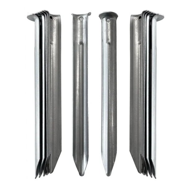 Pegs Steel Halfround Pak 12 grey <h3 class="" data-start="0" data-end="89"><strong data-start="4" data-end="83">Spatz Pegs Steel Halfround (Set van 12) – Stevige Haringen voor Elk Terrein</strong></h3> <p class="" data-start="91" data-end="365">De <strong data-start="94" data-end="124">Spatz Pegs Steel Halfround</strong> set is speciaal ontworpen om jouw <strong data-start="159" data-end="173">SPATZ tent</strong> stevig op zijn plaats te houden, ongeacht de ondergrond. Dankzij de robuuste <strong data-start="251" data-end="282">all-terrain & rock haringen</strong> blijft jouw tent zelfs op <strong data-start="309" data-end="347">los, oneffen of harde ondergronden</strong> goed vaststaan.</p> <p class="" data-start="367" data-end="590">Gemaakt van <strong data-start="379" data-end="400">hoogwaardig staal</strong>, zijn deze halfronde haringen extra stevig en bestand tegen zware omstandigheden. Een onmisbare accessoire voor kampeerders die op zoek zijn naar <strong data-start="547" data-end="587">maximale stabiliteit en duurzaamheid</strong>.</p> <hr class="" data-start="592" data-end="597" /> <h3 class="" data-start="598" data-end="657"><strong data-start="602" data-end="655">Waarom kiezen voor de Spatz Steel Halfround Pegs?</strong></h3> <p class="" data-start="659" data-end="995">✔ <strong data-start="661" data-end="682">Sterk en duurzaam</strong> – Gemaakt van <strong data-start="697" data-end="718">hoogwaardig staal</strong><br data-start="718" data-end="721" />✔ <strong data-start="723" data-end="758">Geschikt voor alle ondergronden</strong> – <strong data-start="761" data-end="792">All-terrain & Rock haringen</strong><br data-start="792" data-end="795" />✔ <strong data-start="797" data-end="844">Extra grip op losse of oneffen ondergronden</strong><br data-start="844" data-end="847" />✔ <strong data-start="849" data-end="883">Perfect voor alle Spatz tenten</strong> – Compatibel met verschillende modellen<br data-start="923" data-end="926" />✔ <strong data-start="928" data-end="951">Set van 12 haringen</strong> – Handig verpakt voor eenvoudig transport</p>