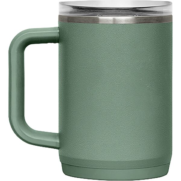 Thrive Mug Vacuum 05 L Moss 2 De Thrive™ Mug is de toekomst van drinkgerei. Omarm de opwinding zonder te morsen met het 100% lekvrije ontwerp. De zachte handgreep en de bekerhoudercompatibiliteit bewijzen dat je geen compromis hoeft te sluiten tussen kwaliteit en gemak.