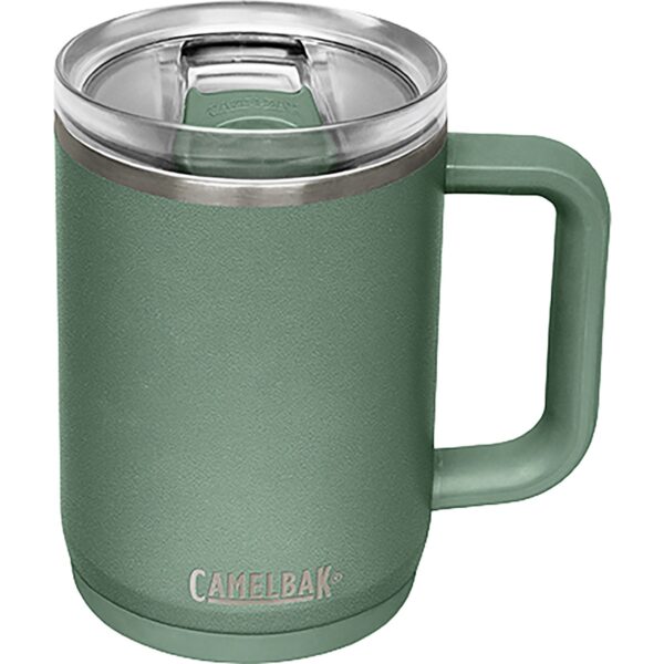 Thrive Mug Vacuum 05 L Moss 4 De Thrive™ Mug is de toekomst van drinkgerei. Omarm de opwinding zonder te morsen met het 100% lekvrije ontwerp. De zachte handgreep en de bekerhoudercompatibiliteit bewijzen dat je geen compromis hoeft te sluiten tussen kwaliteit en gemak.