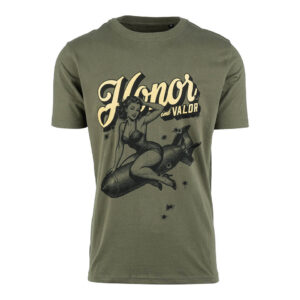 T-shirt Pin-up Honor and Valor