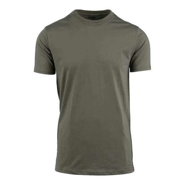 133671 125 01 1 <p>Ervaar het ultieme comfort met het Bamboo Army T-shirt, gemaakt van 60% katoen en 40% polyester. Dankzij de enzymenfinish en siliconenbehandeling voelt dit shirt uitzonderlijk zacht aan, vergelijkbaar met echt bamboe. Het lichte en ademende materiaal maakt het perfect voor zowel werk als vrije tijd, waardoor je altijd stijlvol en comfortabel gekleed bent.</p>