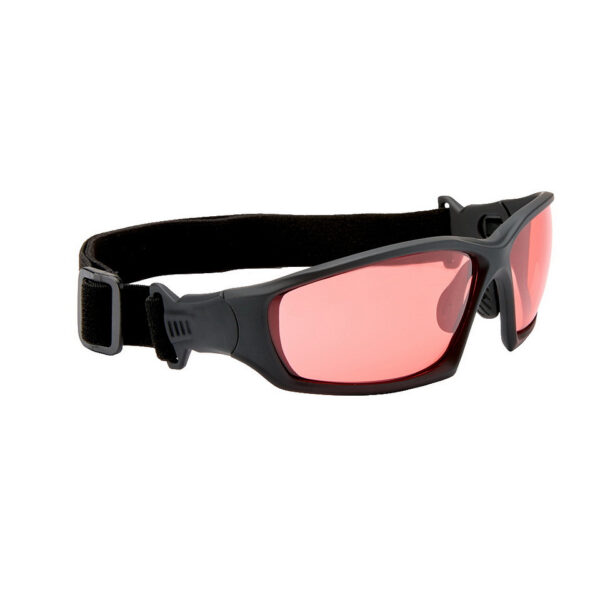 256188 13 02 <p>De SwissEye bril WolfV620 # 46101 biedt optimale bescherming en comfort voor outdoor activiteiten. Met polycarbonaatglazen voorzien van anticondens- en antikrascoating geniet je van een helder zicht, ongeacht de omstandigheden. De verstelbare poten en het neusbrugdeel zorgen voor een perfecte pasvorm, terwijl rubberen pootuiteinden extra grip bieden. Met 100% bescherming tegen UVA-, UVB- en UVC-straling tot 400 nm ben je verzekerd van veiligheid. Inclusief een microvezelzakje, hoofdband en etui voor gemakkelijke opberging.</p>