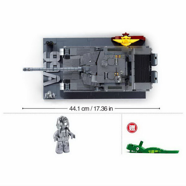 413354 99 04 <p>Bouw je eigen Sluban Tank ZTS-99AS M38-B1234 met deze uitgebreide set van 1079 blokjes. Geschikt voor kinderen vanaf 8 jaar, biedt deze bouwset niet alleen urenlang speelplezier, maar is ook compatibel met andere grote bouwsteenmerken. De set bevat 1 minifiguur en heeft een gemiddelde moeilijkheidsgraad, perfect voor jonge constructeurs die hun creativiteit willen uiten. Met afmetingen van 45 x 30,9 x 12,4 cm is dit een geweldige aanvulling op elke bouwsteencollectie.</p>