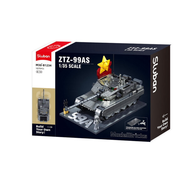 413354 99 05 <p>Bouw je eigen Sluban Tank ZTS-99AS M38-B1234 met deze uitgebreide set van 1079 blokjes. Geschikt voor kinderen vanaf 8 jaar, biedt deze bouwset niet alleen urenlang speelplezier, maar is ook compatibel met andere grote bouwsteenmerken. De set bevat 1 minifiguur en heeft een gemiddelde moeilijkheidsgraad, perfect voor jonge constructeurs die hun creativiteit willen uiten. Met afmetingen van 45 x 30,9 x 12,4 cm is dit een geweldige aanvulling op elke bouwsteencollectie.</p>