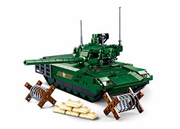 413363 99 02 <p>Bouw je eigen Sluban Army RC gevechtstank M38-B0850 (#17004) met deze uitdagende bouwset van 995 blokjes. Geschikt voor kinderen vanaf 8 jaar, biedt deze set een gemiddelde moeilijkheidsgraad en is compatibel met andere bekende bouwsteenmerken. Met afmetingen van 42,5 x 38 x 12,4 cm is deze tank een perfect project voor elke jonge bouwer met interesse in leger gerelateerde voertuigen. Ontdek de wereld van militaire bouwsets met Sluban!</p>