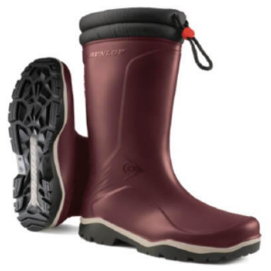 Dunlop MU0K45 Blizzard Gevoerde laars PVC Bordeauxrood