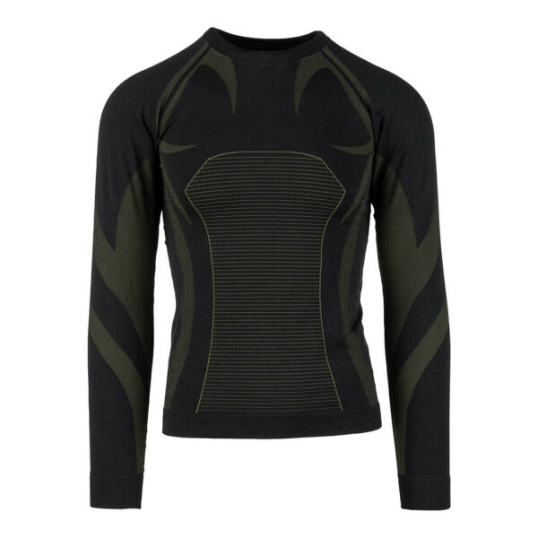 114271 99 05 De 101 INC Functionele thermoset Duty Pro is de ideale thermische basislaagset voor intensieve buitenactiviteiten en veeleisende werkomstandigheden. Met een technische mix van 62% polyester, 31% nylon en 7% spandex biedt deze set betrouwbare warmte, uitstekende vochtafvoerende eigenschappen en een sneldrogend vermogen. De zachte binnenkant houdt de warmte vast, terwijl de flexibele pasvorm optimale bewegingsvrijheid garandeert. Perfect voor koude omstandigheden, trainingen en avontuurlijke buitenactiviteiten.