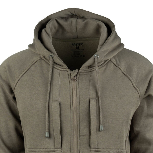 131374 125 07 Ontdek de Tactical Bamboo hooded vest, een veelzijdige hoodie gemaakt van een comfortabele mix van 70% katoen en 30% polyester. Dit vest heeft een zachte, opgeruwde binnenkant en is ideaal voor zowel mannen als vrouwen. Het beschikt over een handige ritssluiting, een verstelbare capuchon, en meerdere opbergmogelijkheden waaronder borst- en handzakken met rits. Met zijn stijlvolle Ranger Green kleur en praktische patch panels op de mouwen is dit vest perfect voor zowel casual als werkgebruik.