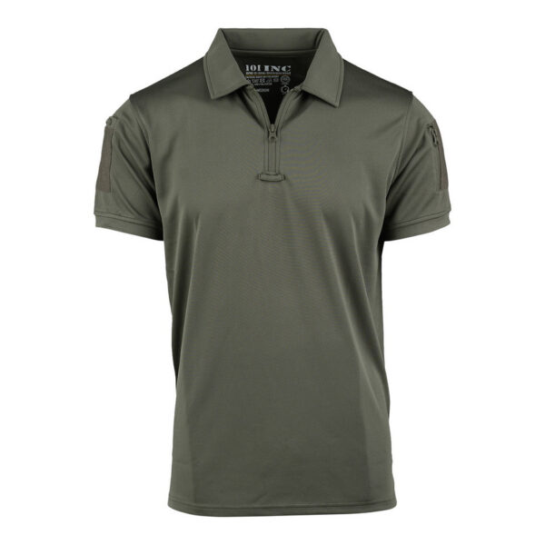 133408 125 01 1 <p>De Tactical Zip Polo Quick Dry is de perfecte keuze voor professionals die comfort en functionaliteit vereisen. Gemaakt van 100% ademend en sneldrogend polyester, houdt deze polo je droog en comfortabel tijdens intensieve activiteiten. De handige ritssluiting in de hals en mouwzakjes, waaronder een pennenzakje, bieden extra praktische voordelen. Daarnaast kunnen emblemen eenvoudig bevestigd worden met klittenband op beide mouwen. Ervaar de ideale combinatie van stijl en functionaliteit met deze tactische polo.</p>