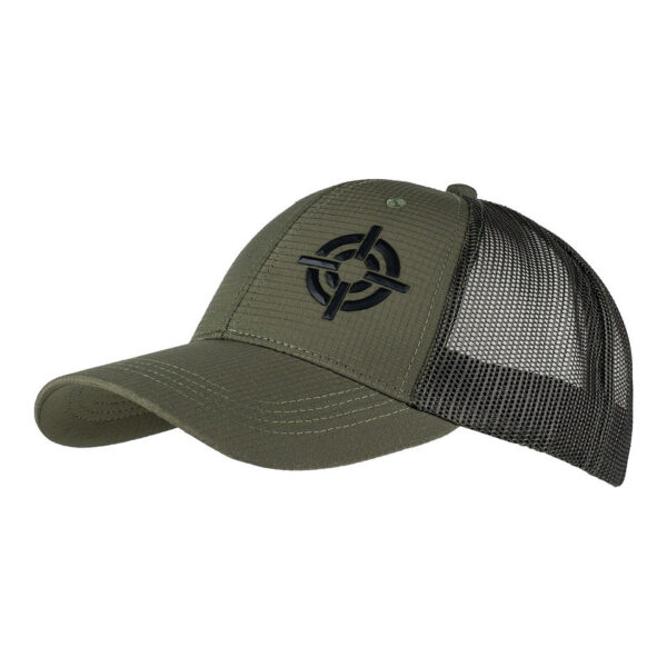 215040 11 01 <p>De Baseball cap mesh Target lite is een stijlvolle truckercap vervaardigd uit hoogwaardig polyester met een ademende mesh achterkant. Het lichte en comfortabele ontwerp maakt deze cap ideaal voor tactische missies en intensieve airsoft-sessies. Aan de voorkant is de cap voorzien van een markant Target-symbool, waardoor hij niet alleen functioneel maar ook modieus is. Verkrijgbaar in een frisse groene kleur.</p>