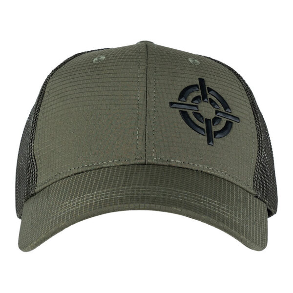 215040 11 02 <p>De Baseball cap mesh Target lite is een stijlvolle truckercap vervaardigd uit hoogwaardig polyester met een ademende mesh achterkant. Het lichte en comfortabele ontwerp maakt deze cap ideaal voor tactische missies en intensieve airsoft-sessies. Aan de voorkant is de cap voorzien van een markant Target-symbool, waardoor hij niet alleen functioneel maar ook modieus is. Verkrijgbaar in een frisse groene kleur.</p>