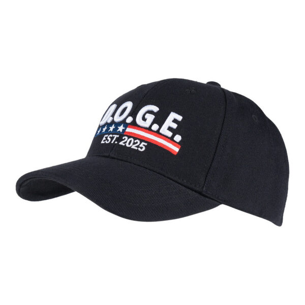 215046 13 01 <p>De D.O.G.E. Baseball Cap is een stijlvolle zwarte pet met een opvallende witte opdruk van het acroniem D.O.G.E, wat staat voor Department of Government Efficiency. Deze cap symboliseert orde, structuur en efficiënt bestuur. Gemaakt van 100% katoen biedt deze baseball cap een comfortabele pasvorm, perfect voor dagelijks gebruik. Een must-have accessoire voor elke outdoor liefhebber of militaire fan.</p>