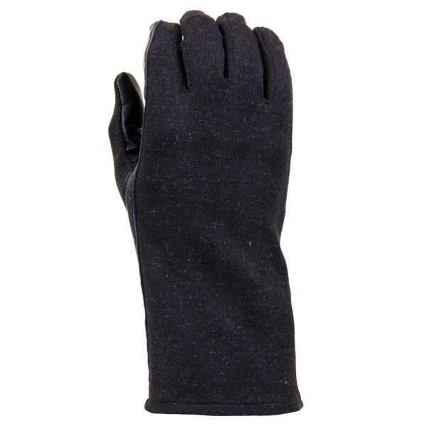 221290 13 03 <p>De Vliegeniers handschoenen zijn vervaardigd uit 100% Nomex, wat zorgt voor optimale bescherming en duurzaamheid. Deze handschoenen zijn ideaal voor zowel militaire als outdoor toepassingen. Verkrijgbaar in de kleuren groen/grijs en zwart, bieden ze een perfecte pasvorm met maatopties variërend van M (maat 9) tot XL (maat 11). Ervaar de combinatie van comfort en functionaliteit met deze hoogwaardige vliegeniers handschoenen.</p>