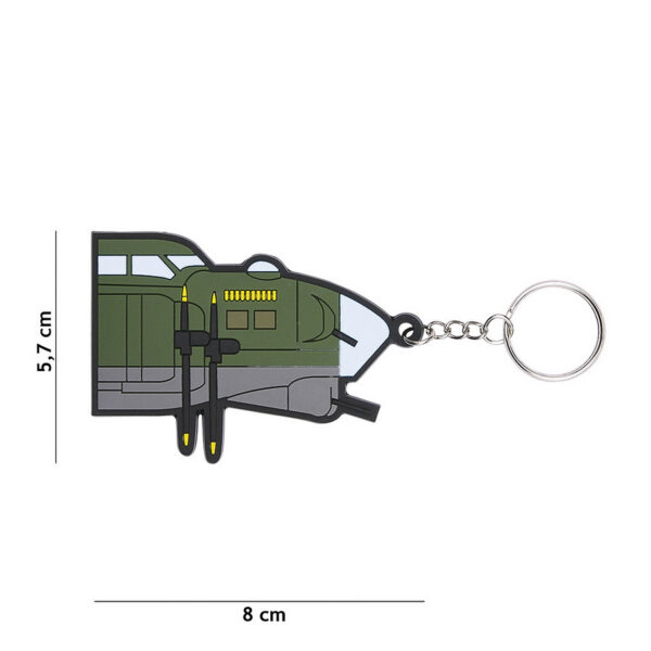 251552 3608 99 01 Ontdek de Sleutelhanger 3D PVC B-17 Flying Fortress #111, een stijlvolle en unieke accessoire voor de echte liefhebber van militaire vliegtuigen. Gemaakt van 100% duurzaam PVC, is deze sleutelhanger niet alleen een praktisch hulpmiddel om je sleutels bij elkaar te houden, maar ook een prachtig verzamelobject. Met het iconische ontwerp van de B-17 Flying Fortress voegt deze sleutelhanger een vleugje geschiedenis toe aan je dagelijkse benodigdheden. Perfect voor zowel verzamelaars als als cadeau voor vrienden en familie.