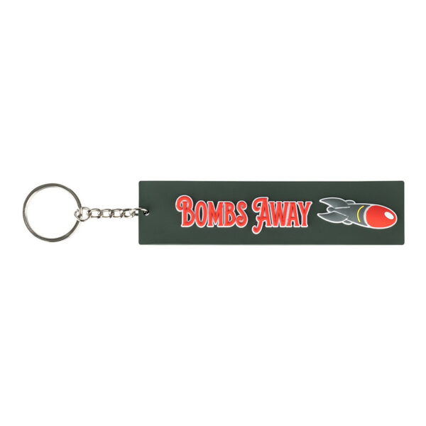 251553 3629 99 01 <p>Ontdek de Sleutelhanger 3D PVC Bombs Away #142, een unieke toevoeging aan je collectie. Deze hoogwaardige pvc-sleutelhanger is dubbelzijdig bedrukt en is geïnspireerd op de iconische slogan die Amerikaanse piloten tijdens de Tweede Wereldoorlog gebruikten. Met zijn stoere uitstraling en historische betekenis is deze sleutelhanger niet alleen praktisch, maar ook een eerbetoon aan een belangrijk tijdperk. Perfect voor liefhebbers van militaire geschiedenis en outdoor avonturen!</p>