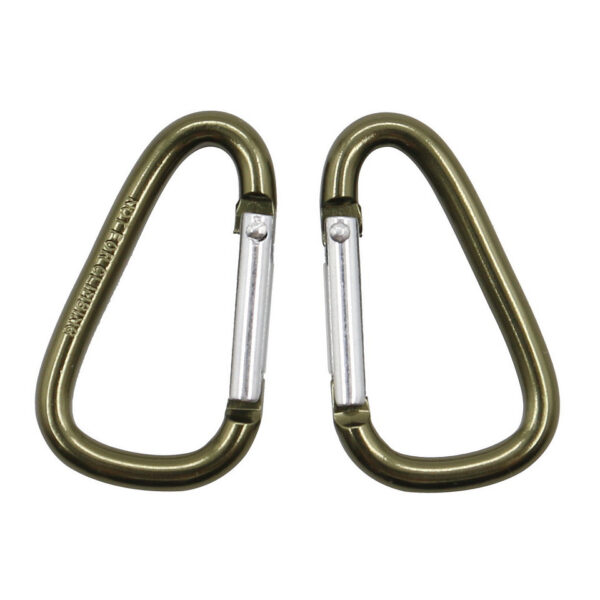 259176 11 01 1 <p>Ontdek de veelzijdige karabijnhaken set van 4 mm, perfect voor outdoor activiteiten en dagelijks gebruik. Deze lichtgewicht en praktische aluminium haken zijn voorzien van een veerbelaste sluiting, waardoor ze eenvoudig in gebruik zijn. Ideaal voor het bevestigen van uitrusting, maar niet geschikt voor klimmen of zware belasting. Een must-have accessoire voor elke avontuurlijke geest!</p>