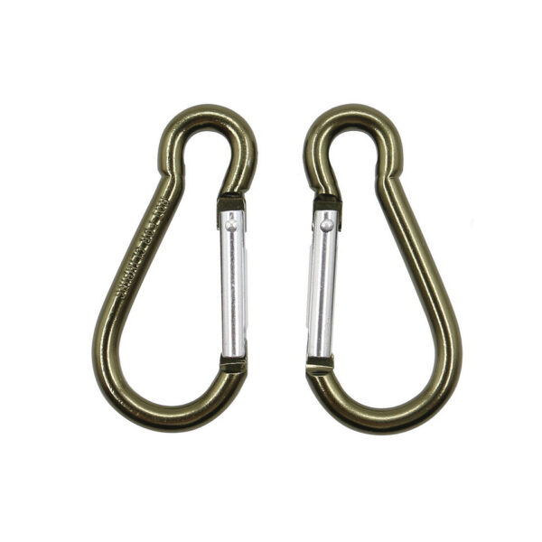 259177 11 01 1 <p>Ontdek de Karabijnhaken set van 5 mm, ideaal voor het bevestigen van uitrusting tijdens outdoor activiteiten en dagelijks gebruik. Deze lichtgewicht karabijnhaken zijn gemaakt van duurzaam aluminium en beschikken over een veerbelaste sluiting voor eenvoudig gebruik. Met een diameter van 5 mm zijn ze praktisch in gebruik, maar houd er rekening mee dat ze niet geschikt zijn voor klimmen of zware belasting. Perfect voor avontuurlijke uitjes en alledaagse taken.</p>