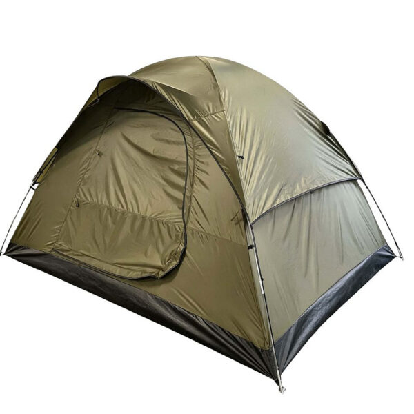 319526 11 319526 11 01 <p>De FOSCO Industries® Outpost tent is een ruime 2-laags koepeltent die plaats biedt aan maximaal 4 personen. Gemaakt van waterdicht 190T polyester met getapete naden en een stevig PE-grondzeil, biedt deze tent uitstekende bescherming tijdens jouw outdoor avonturen. Voor optimale ventilatie zijn er 2 deuren met mesh en de tent wordt geleverd met fiberglas stokken, tentharingen, scheerlijnen en een handige draagtas. Met afmetingen van 275 x 213 x 183 cm is deze tent perfect voor je volgende kampeertrip.</p>