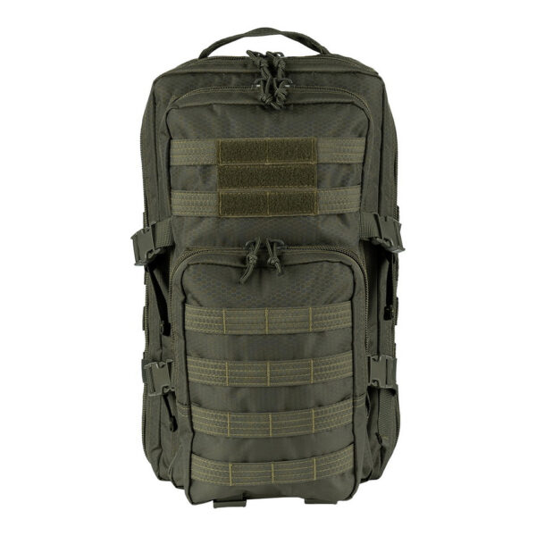 351750 125 02 1 <p>De Rugzak Assault Hexagon 25L is de ideale metgezel voor de functionele reiziger. Met een tactische uitstraling en slimme indeling biedt deze backpack voldoende ruimte en mogelijkheden voor al je uitrusting. Dankzij de MOLLE-lussen kun je eenvoudig extra gear bevestigen, terwijl de gevoerde schouderriemen en verstelbare heupriem zorgen voor optimaal draagcomfort. Met een inhoud van 25 liter en verschillende opbergmogelijkheden blijf je georganiseerd, of je nu onderweg bent voor dagelijks gebruik of outdooractiviteiten.</p>