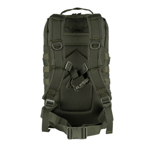 351750 125 05 1 <p>De Rugzak Assault Hexagon 25L is de ideale metgezel voor de functionele reiziger. Met een tactische uitstraling en slimme indeling biedt deze backpack voldoende ruimte en mogelijkheden voor al je uitrusting. Dankzij de MOLLE-lussen kun je eenvoudig extra gear bevestigen, terwijl de gevoerde schouderriemen en verstelbare heupriem zorgen voor optimaal draagcomfort. Met een inhoud van 25 liter en verschillende opbergmogelijkheden blijf je georganiseerd, of je nu onderweg bent voor dagelijks gebruik of outdooractiviteiten.</p>