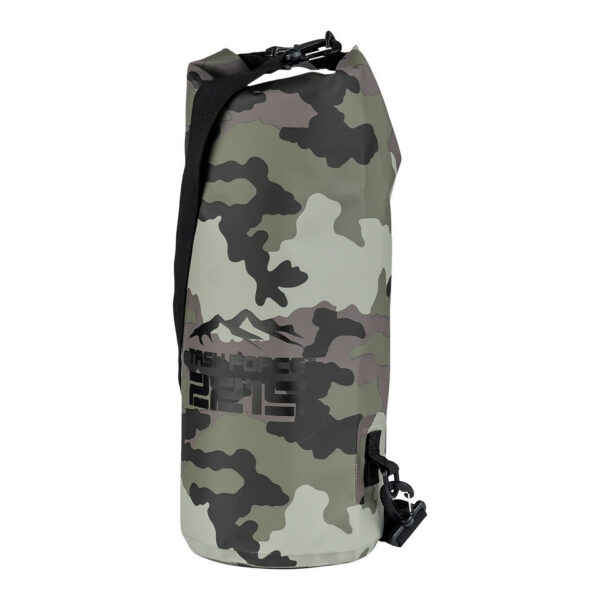 359346 51 02 <p>De TF-2215 Drybag 10L Camo is een robuuste waterdichte duffel bag, ideaal voor avontuurlijke outdoor activiteiten zoals kajakken, raften en kamperen. Dankzij het stevige handvat en het handige sluitsysteem blijft de inhoud tot 10 liter droog, zelfs bij spatwater en kortstondige onderdompeling. Met afmetingen van 42 x 20 x 20 cm is deze tas perfect voor al je essentiële spullen, zodat je zorgeloos van je avontuur kunt genieten.</p>