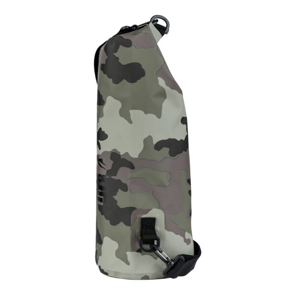 359346 51 03 <p>De TF-2215 Drybag 10L Camo is een robuuste waterdichte duffel bag, ideaal voor avontuurlijke outdoor activiteiten zoals kajakken, raften en kamperen. Dankzij het stevige handvat en het handige sluitsysteem blijft de inhoud tot 10 liter droog, zelfs bij spatwater en kortstondige onderdompeling. Met afmetingen van 42 x 20 x 20 cm is deze tas perfect voor al je essentiële spullen, zodat je zorgeloos van je avontuur kunt genieten.</p>