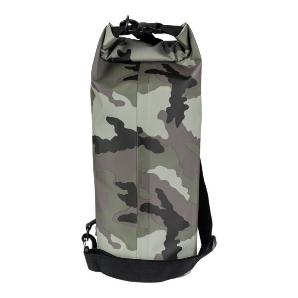 359346 51 04 <p>De TF-2215 Drybag 10L Camo is een robuuste waterdichte duffel bag, ideaal voor avontuurlijke outdoor activiteiten zoals kajakken, raften en kamperen. Dankzij het stevige handvat en het handige sluitsysteem blijft de inhoud tot 10 liter droog, zelfs bij spatwater en kortstondige onderdompeling. Met afmetingen van 42 x 20 x 20 cm is deze tas perfect voor al je essentiële spullen, zodat je zorgeloos van je avontuur kunt genieten.</p>