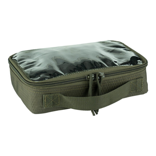 359582 11 01 1 <p>De 101INC Hexagon Organizer transparant middel is de ideale oplossing om jouw uitrusting georganiseerd en overzichtelijk te houden. Met een praktisch transparant venster vind je snel wat je nodig hebt, terwijl het MOLLE-systeem aan de achterkant zorgt voor eenvoudige bevestiging aan tassen. Gemaakt van duurzaam 100% polyester en met afmetingen van 23 cm in lengte, 16 cm in breedte en 6 cm in diepte, is deze organizer perfect voor elke outdoor liefhebber.</p>