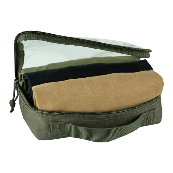 359582 11 04 1 <p>De 101INC Hexagon Organizer transparant middel is de ideale oplossing om jouw uitrusting georganiseerd en overzichtelijk te houden. Met een praktisch transparant venster vind je snel wat je nodig hebt, terwijl het MOLLE-systeem aan de achterkant zorgt voor eenvoudige bevestiging aan tassen. Gemaakt van duurzaam 100% polyester en met afmetingen van 23 cm in lengte, 16 cm in breedte en 6 cm in diepte, is deze organizer perfect voor elke outdoor liefhebber.</p>