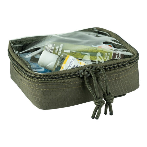 359583 11 05 1 <p>De 101INC Hexagon Organizer transparant klein is de ideale oplossing om je uitrusting georganiseerd en overzichtelijk te houden. Met een handig transparant venster kun je snel vinden wat je nodig hebt, zonder te zoeken. Deze organizer is vervaardigd uit duurzaam 100% polyester en heeft een afmeting van 15 cm in lengte, 12 cm in breedte en 5 cm in diepte. Dankzij het MOLLE-systeem aan de achterkant is de pouch eenvoudig aan tassen te bevestigen, waardoor hij perfect is voor outdoor avonturen en militaire toepassingen.</p>