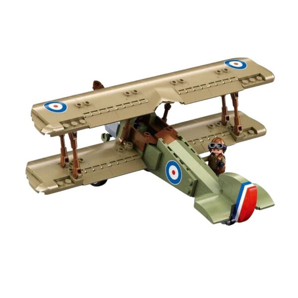 413385 99 413385 99 02 <p>Bouw jouw eigen Sluban Sopwith Camel in schaal 1:35 met deze uitdagende bouwset. Dit iconische Britse dubbeldekker vliegtuig, gebruikt tijdens de Eerste Wereldoorlog, heeft kenmerkende dubbele vleugels en een gedetailleerde cockpit. Met 293 bouwstenen en 1 minifiguur is deze set perfect voor kinderen vanaf 8 jaar en is compatibel met andere bekende bouwsteenmerken. Laat je creativiteit de vrije loop en geniet van het bouwen van dit historische model!</p>