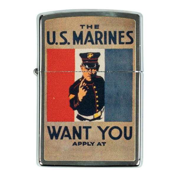 421346 99 01 <p>De Limited Edition Zippo Lighter 'US Marines Want You' is een eerbetoon aan militaire historie en patriottische trots. Met zijn iconische ontwerp en windbestendige functionaliteit, biedt deze aansteker niet alleen stijl maar ook duurzaamheid. Gemaakt van hoogwaardig metaal en geleverd in een geschenkdoos, is deze hervulbare aansteker perfect voor elke gelegenheid. Ondersteund door de Zippo garantie, garandeert hij een leven lang gebruik met de juiste brandstof. Een must-have voor verzamelaars en liefhebbers van vintage Americana.</p>