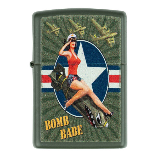 421353 99 01 <p>Ontdek de Limited Edition Zippo Aansteker – Pin-Up Bomb Babe, een eerbetoon aan de iconische pin-up cultuur van de jaren '40 en '50. Deze windbestendige aansteker met de kenmerkende Zippo-klik is vervaardigd van hoogwaardig metaal en biedt een levenslange garantie. Met een unieke illustratie van een klassieke bomb babe, is deze aansteker niet alleen functioneel, maar ook een stijlvol verzamelobject. Perfect verpakt in een geschenkdoos, ideaal om cadeau te doen of jezelf te verwennen.</p>
