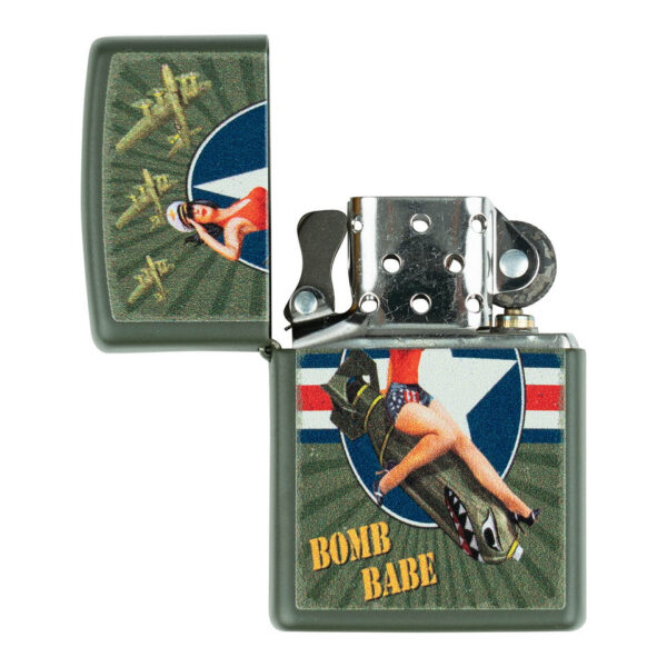 421353 99 03 <p>Ontdek de Limited Edition Zippo Aansteker – Pin-Up Bomb Babe, een eerbetoon aan de iconische pin-up cultuur van de jaren '40 en '50. Deze windbestendige aansteker met de kenmerkende Zippo-klik is vervaardigd van hoogwaardig metaal en biedt een levenslange garantie. Met een unieke illustratie van een klassieke bomb babe, is deze aansteker niet alleen functioneel, maar ook een stijlvol verzamelobject. Perfect verpakt in een geschenkdoos, ideaal om cadeau te doen of jezelf te verwennen.</p>