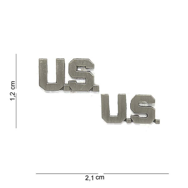 441008 1221 75 01 Ontdek de Embleem metaal US insgnia set #6008, een hoogwaardige metalen badge met iconische tekst en afbeelding. Perfect voor het personaliseren van je militaire of outdoor uitrusting, deze emblemen zijn verkrijgbaar in diverse kleuren en voegen een authentiek accent toe aan je outfit. Een must-have voor iedere liefhebber van militaire stijl en geschiedenis.