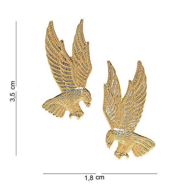 441011 1205 75 01 <p>Ontdek de stijlvolle Embleem metaal eagle pin set #6039, een perfect accessoire voor elke militaire of outdoor liefhebber. Dit hoogwaardige metalen embleem is voorzien van een gedetailleerde afbeelding en tekst, waardoor het een uniek statement piece is. Verkrijgbaar in diverse kleuren, past deze pin bij elke outfit en gelegenheid. Geef je collectie een upgrade met deze veelzijdige en duurzame pin, die niet alleen mooi is, maar ook een sterke symboliek uitstraalt.</p>