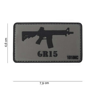 Embleem 3D PVC GR15 #10033