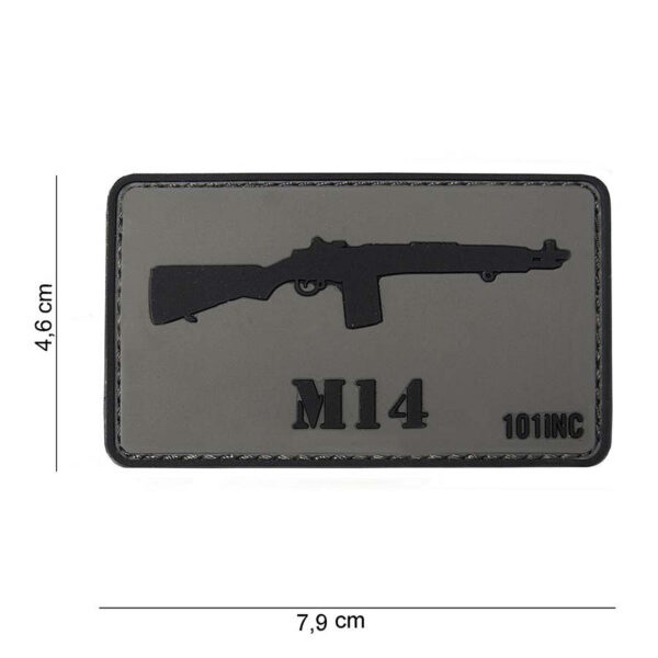 444130 3767 99 01 <p>Het Embleem 3D PVC M14 #10029 is een veelzijdig en duurzaam embleem met een praktische klittenband achterzijde, ideaal voor het personaliseren van uw uitrusting. Dit embleem is perfect voor militaire, outdoor en tactische toepassingen. Met zijn stevige constructie en herkenbare ontwerp is het een uitstekende keuze voor iedere avonturier die zijn stijl wil benadrukken.</p>