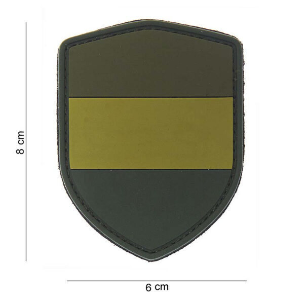 444130 3775 99 01 <p>Het Embleem 3D PVC schild Nederland groen #10011 is een stijlvol en duurzaam accessoire voor elke outdoor- of militaire uitrusting. Met zijn hoogwaardige PVC-constructie en klittenband aan de achterzijde is dit embleem eenvoudig te bevestigen op jassen, rugzakken of andere textiel. Dit embleem benadrukt niet alleen je Nederlandse trots, maar voegt ook een stoere uitstraling toe aan je gear. Perfect voor zowel gebruik in het veld als voor dagelijks gebruik.</p>