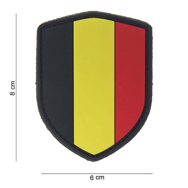 444130 3781 99 01 <p>Het 3D PVC schild Embleem België #10020 is een hoogwaardige patch met een opvallend design. Dit embleem is voorzien van een stevige klittenband aan de achterzijde, waardoor het eenvoudig op verschillende kledingstukken of uitrusting kan worden bevestigd. Perfect voor liefhebbers van militaire en outdoor activiteiten die hun outfit willen personaliseren met een herkenbaar symbool van België. Voeg dit embleem toe aan uw collectie en geef uw gear een unieke uitstraling!</p>
