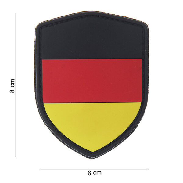444130 3782 99 444130 3782 99 01 <p>Het 3D PVC schild Duitsland #10023 is een hoogwaardig embleem dat perfect is voor zowel militaire als outdoor toepassingen. Dit stevige embleem is voorzien van een praktische klittenband achterzijde, waardoor het eenvoudig te bevestigen is op kleding, rugzakken of andere uitrusting. Met zijn gedetailleerde ontwerp en duurzame materialen voegt dit embleem een professionele uitstraling toe aan uw gear. Een must-have voor elke liefhebber van militaire stijl en outdoor avonturen.</p>