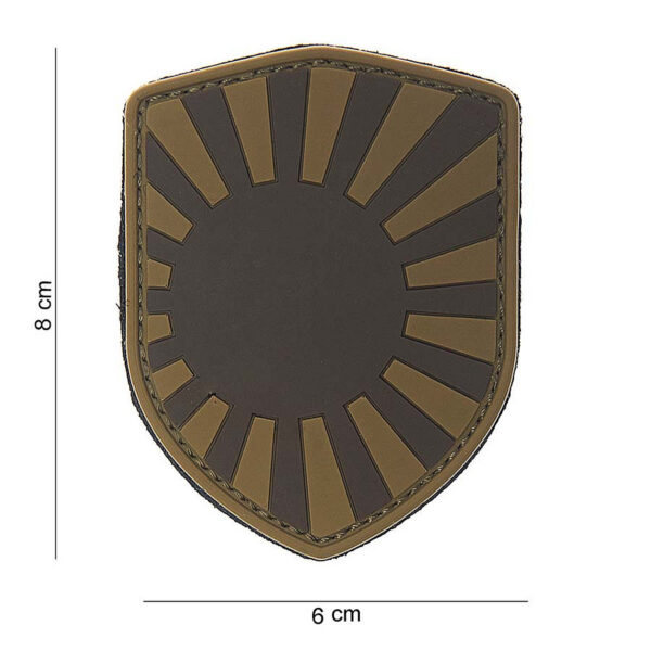 444130 3787 99 01 <p>Breng een stukje geschiedenis met je mee met het 3D PVC schild van de Japanse oorlog in woestijnstijl. Dit hoogwaardige embleem is voorzien van een klittenband aan de achterzijde, waardoor het eenvoudig te bevestigen is op kleding, tassen of uitrusting. Het is een perfecte aanvulling voor elke militaire of outdoor liefhebber die zijn uitrusting een unieke uitstraling wil geven. Met zijn gedetailleerde ontwerp en duurzame materialen is dit embleem zowel praktisch als stijlvol.</p>