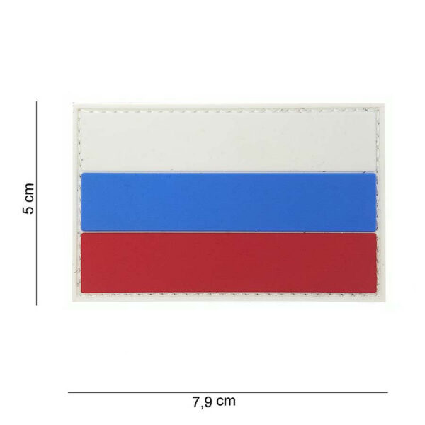444130 3799 99 01 <p>Ontdek het Embleem 3D PVC Rusland #10017, een hoogwaardig embleem vervaardigd van duurzaam PVC en voorzien van een handige klittenbandsluiting aan de achterzijde. Dit embleem is perfect voor het personaliseren van uw militaire of outdoor uitrusting en voegt een stijlvol Russisch accent toe aan uw look. Ideaal voor gebruik op kleding, tassen of andere uitrusting, dit embleem is een must-have voor elke liefhebber van militaire en outdoor gear.</p>