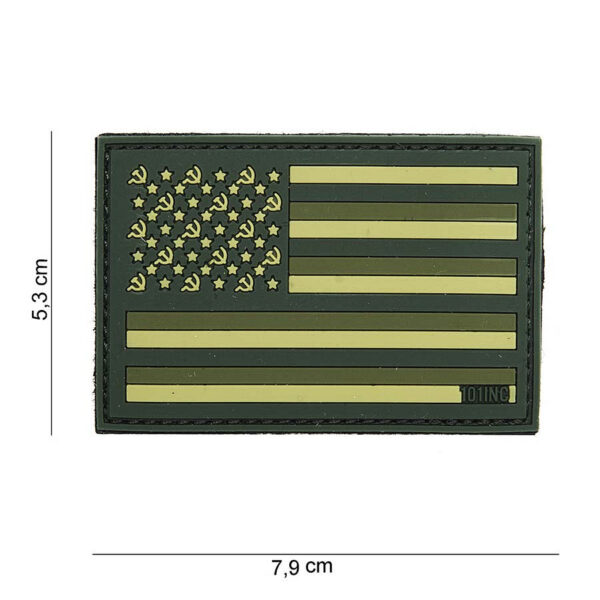 444130 3886 99 01 <p>Het 3D PVC Embleem Sovjet groen #14021 is een stoer en stijlvol accessoire voor elke outdoor liefhebber of militaire fan. Dit hoogwaardige embleem is vervaardigd uit duurzaam PVC en beschikt over een handige klittenband aan de achterzijde, waardoor het eenvoudig op kleding of uitrusting kan worden bevestigd. Geef je outfit een unieke uitstraling met dit opvallende embleem, dat perfect past bij een avontuurlijke levensstijl.</p>