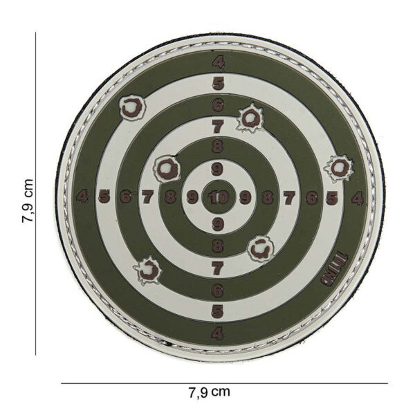 444130 3890 99 01 <p>Het Embleem 3D PVC Target groen #14036 is een hoogwaardige toevoeging aan uw militaire of outdoor uitrusting. Dit duurzame embleem is vervaardigd van robuust PVC en voorzien van klittenband aan de achterzijde, waardoor het eenvoudig op verschillende oppervlakken kan worden bevestigd. Perfect voor het personaliseren van kleding, tassen of uitrusting, biedt dit embleem niet alleen een stijlvolle uitstraling, maar ook een praktische toepassing voor iedere outdoor liefhebber of militair. Maak uw outfit compleet met dit unieke embleem!</p>