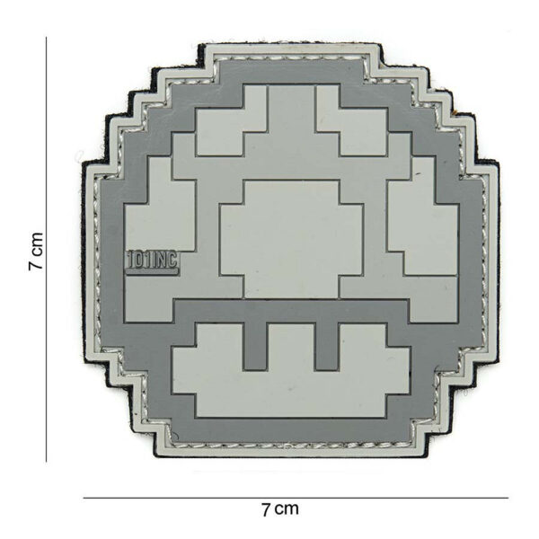 444130 3951 99 01 <p>Het Embleem 3D PVC Mushroom in grijs #14057 is een stijlvol en functioneel accessoire voor elke outdoor- en militaire uitrusting. Gemaakt van duurzaam PVC en voorzien van een praktische klittenband aan de achterzijde, kan dit embleem eenvoudig worden bevestigd aan kleding, tassen of uitrusting. Voeg een uniek accent toe aan je outfit en maak een statement met dit veelzijdige embleem.</p>
