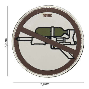 Embleem 3D PVC Super soaker bruin #14053